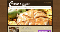 Desktop Screenshot of cramerbakery.com